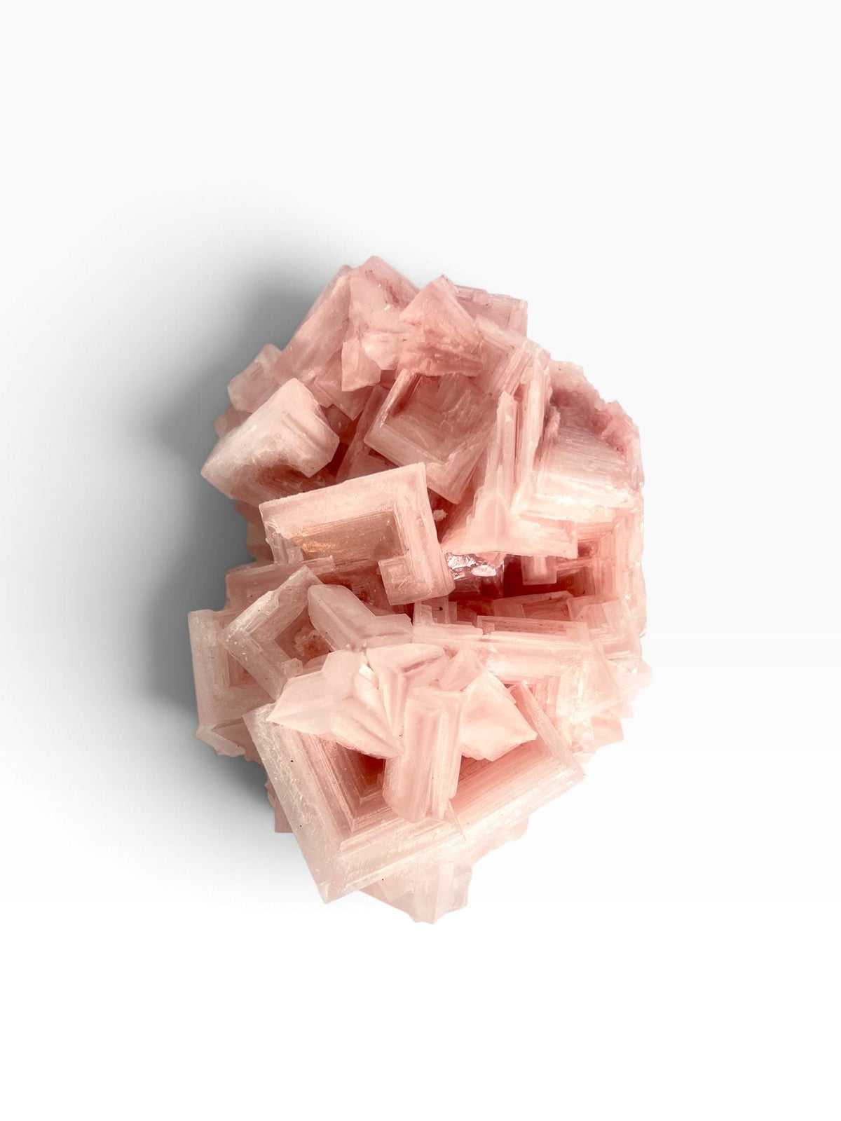 Hand Collected Pink Halite Crystal -Hopper Formation from Searles Lake