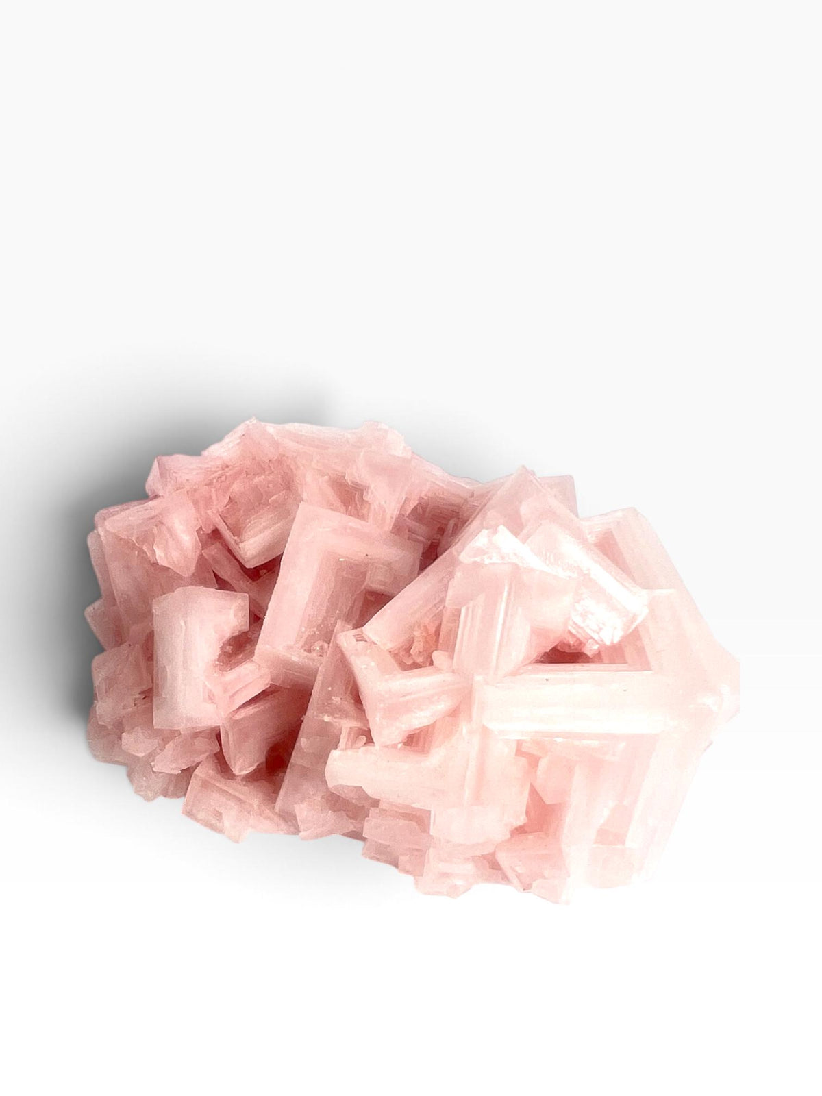 Hand Collected Pink Halite Crystal -Hopper Formation from Searles Lake