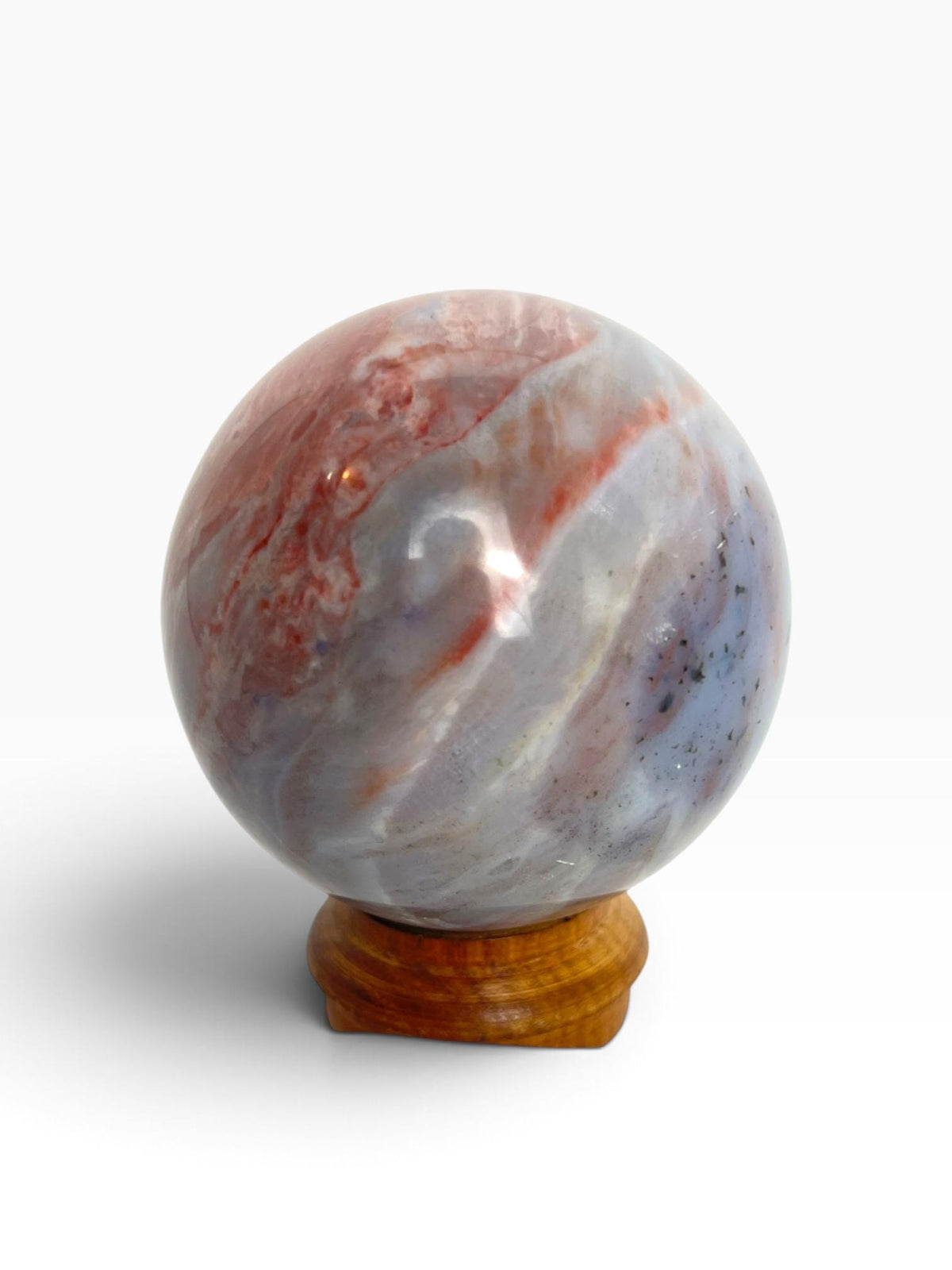 Ocean Wave Sphere / Rare Marovato Mine Old Stock