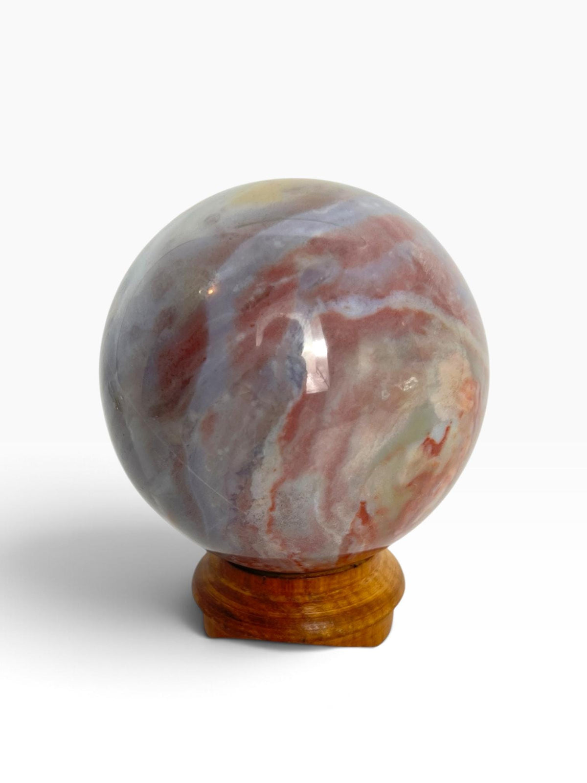 Ocean Wave Sphere / Rare Marovato Mine Old Stock