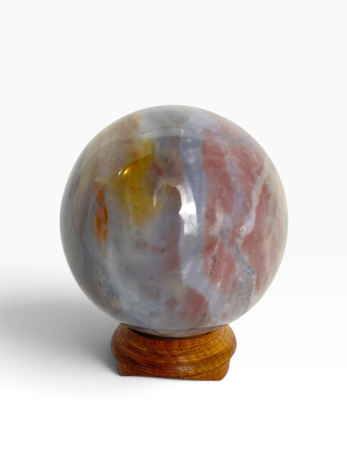 Ocean Wave Sphere / Rare Marovato Mine Old Stock