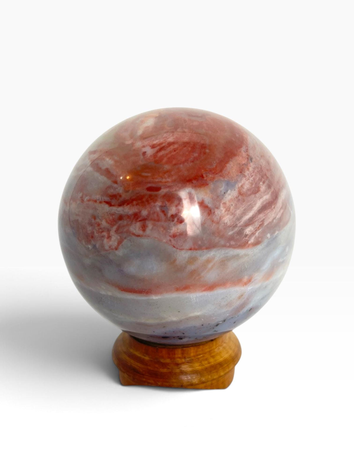 Ocean Wave Sphere / Rare Marovato Mine Old Stock