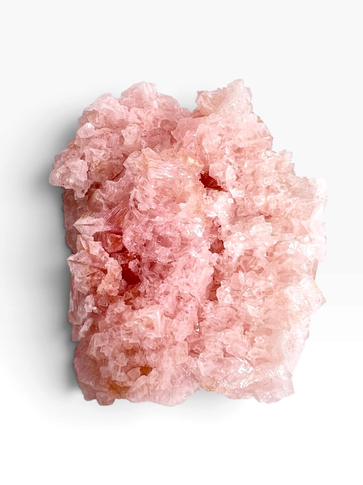 Hand Collected Bubblegum Pink Halite Crystal | Hopper Formation from Searles Lake CA