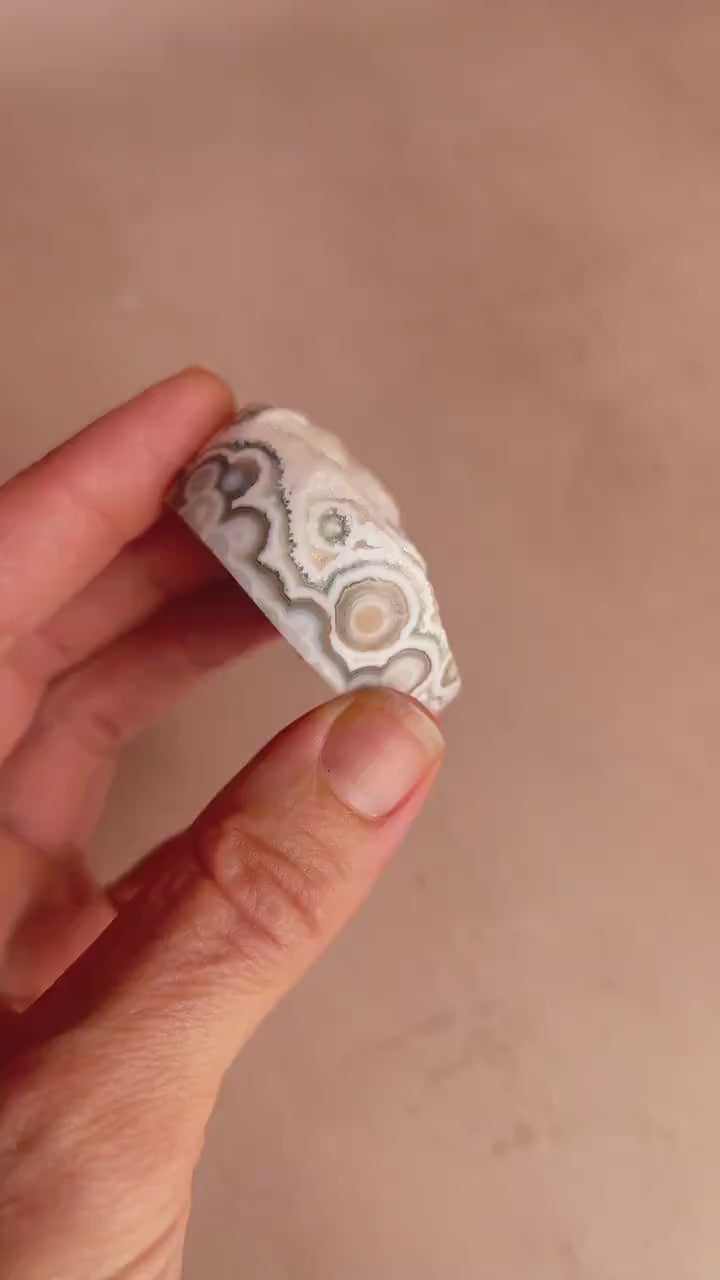 Ocean Jasper Druzy Core | Vein 1-2 | Rare Old Stock Authentic OJ