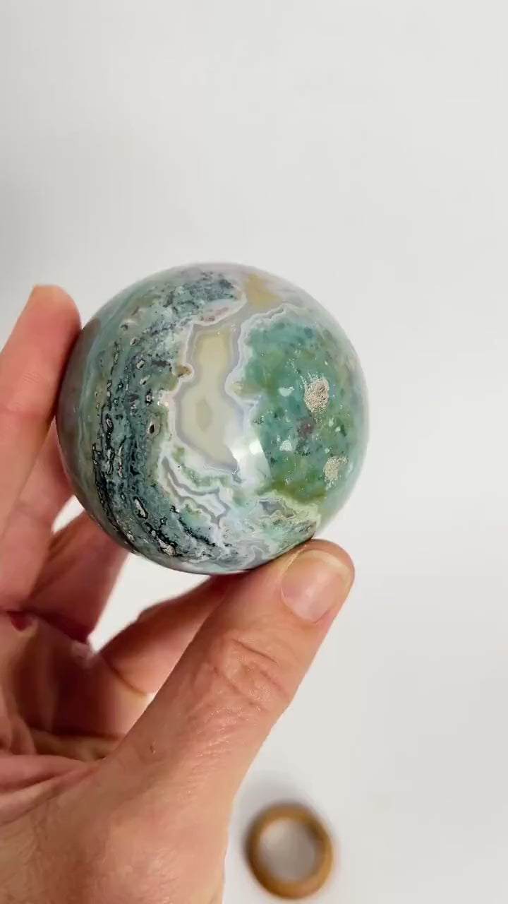 Ocean Wave Sphere / Marovato Mine Madagascar
