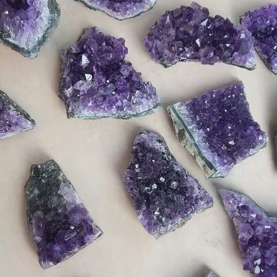 Amethyst Crystal Clusters High Grade
