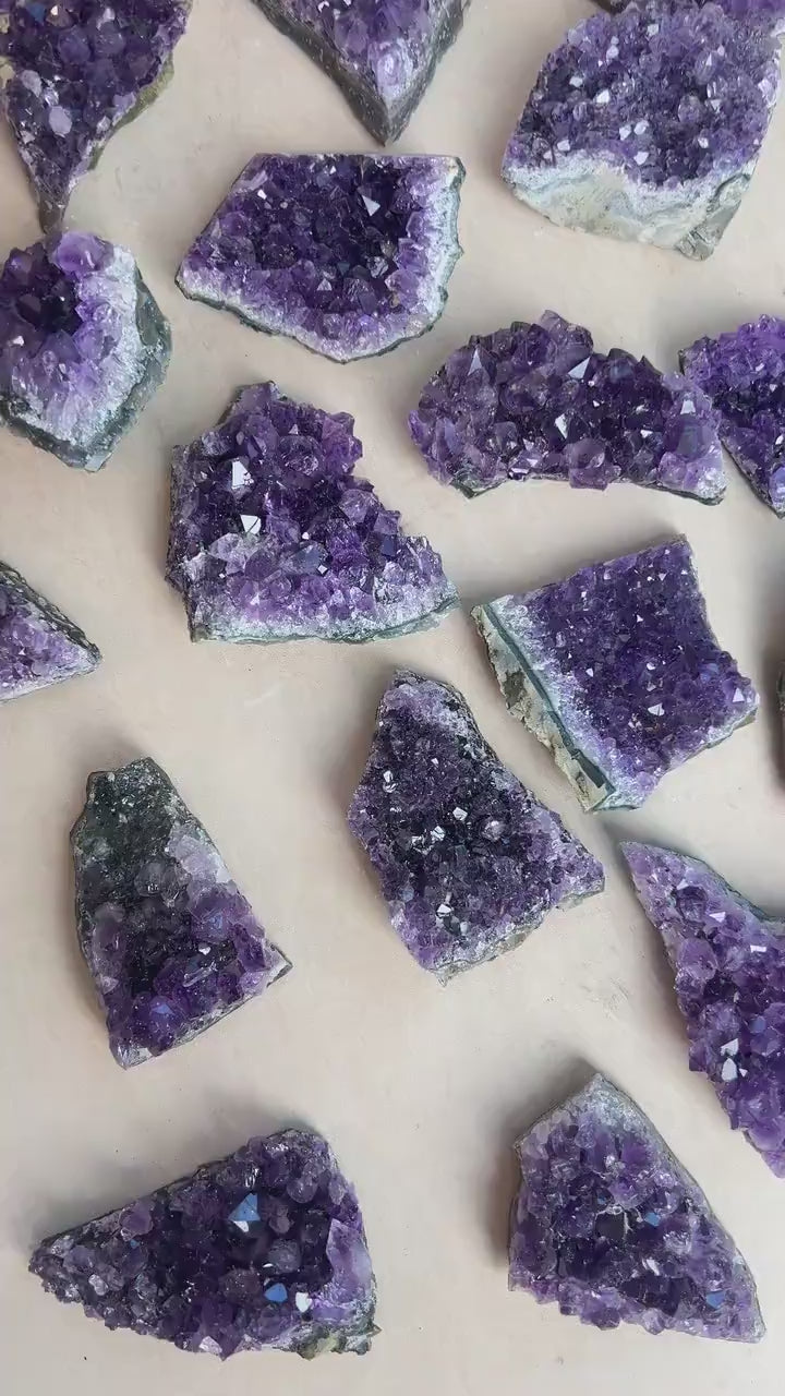 Amethyst Crystal Clusters High Grade