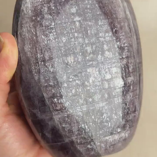 XL Anhydrite / Purple Angelite / Rare evaporite mineral Free Form with Flash