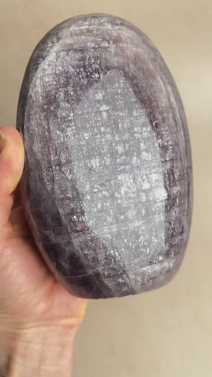 XL Anhydrite / Purple Angelite / Rare evaporite mineral Free Form with Flash