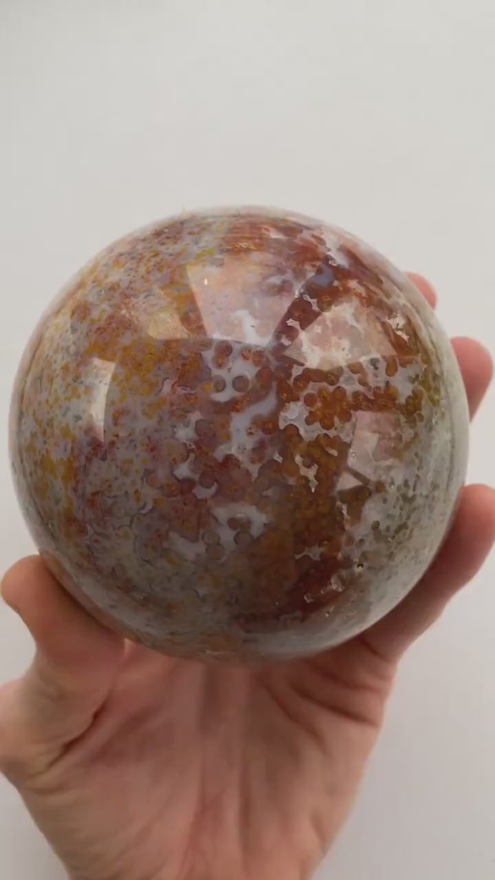 Ocean Jasper Sphere Old Stock XL OSS22