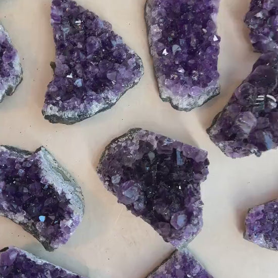 Amethyst Crystal Clusters High Grade 3"