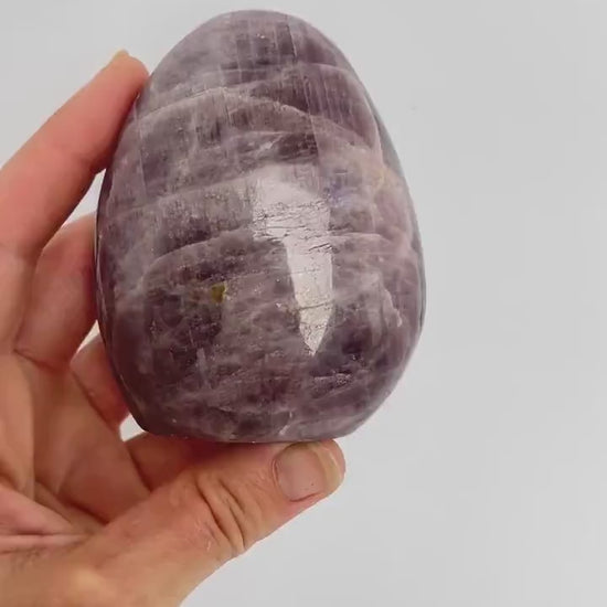 Purple Anhydrite Freeform: Polished Rare Free Standing Crystal