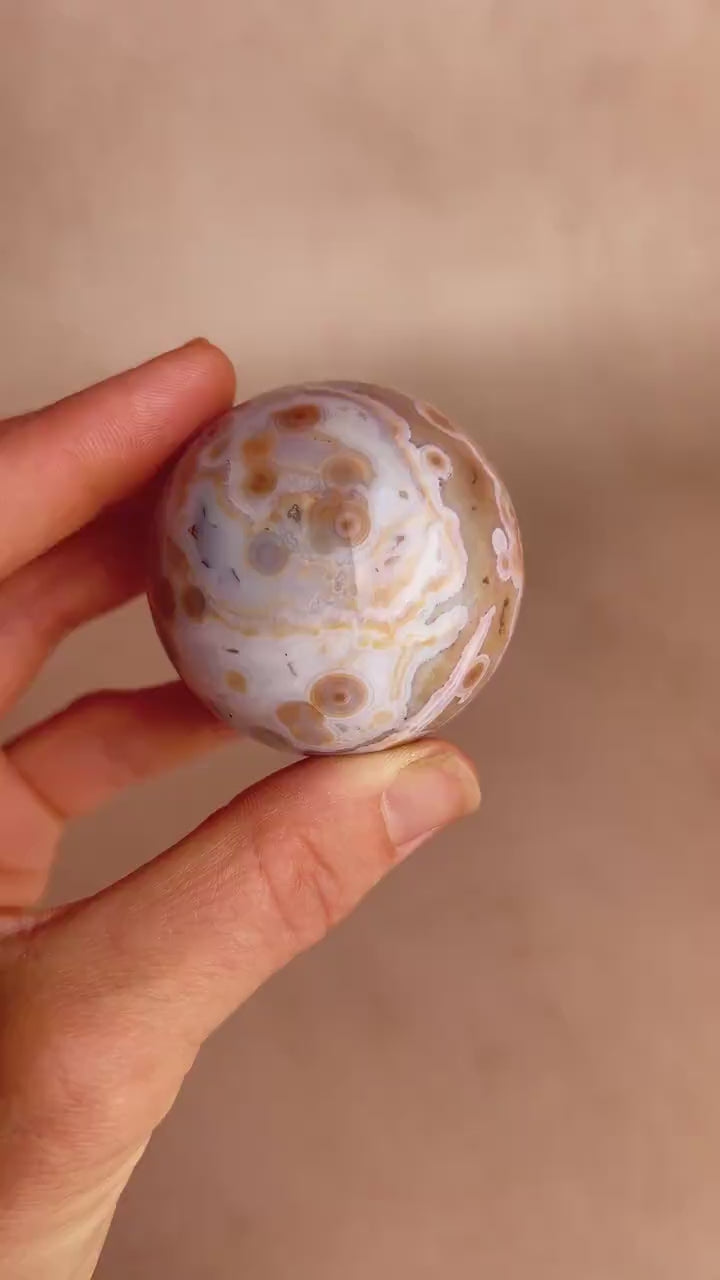 Ocean Jasper Sphere Old Stock Crystal Sphere | Vein 1-2