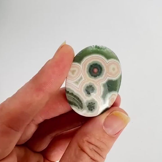 Ocean Jasper Old Stock Vein 1-2 Medallion
