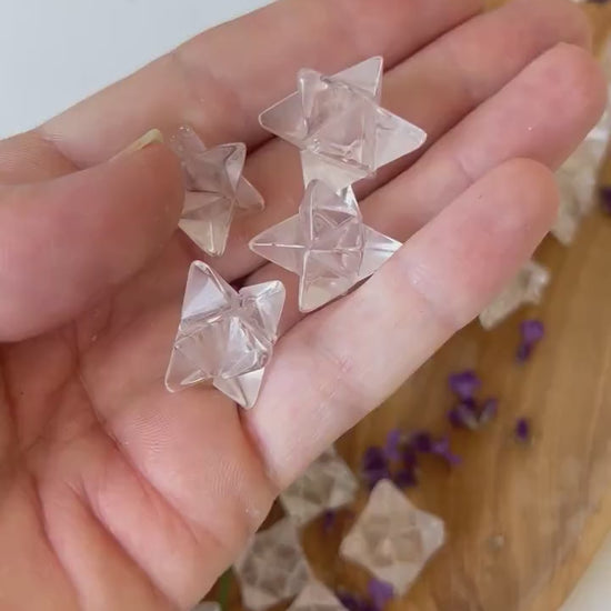 Quartz Crystal Merkaba Minis