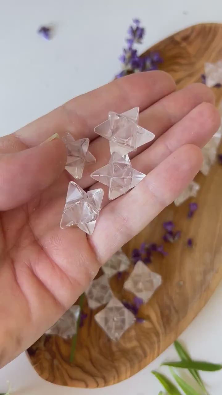 Quartz Crystal Merkaba Minis