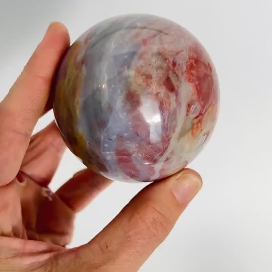 Ocean Wave Sphere / Rare Marovato Mine Old Stock