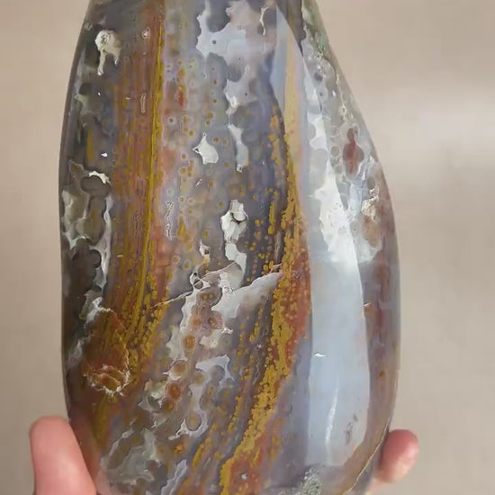High Grade XL jelly Ocean Jasper Vein 3 - 4 Free Form
