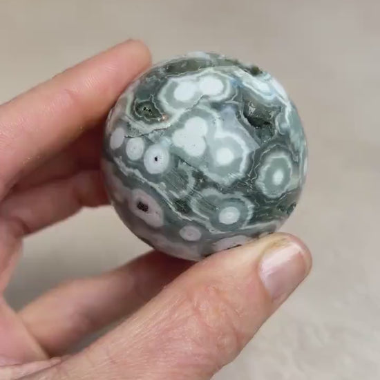 Ocean Jasper Sphere Old Stock Crystal Sphere | Vein 1-2