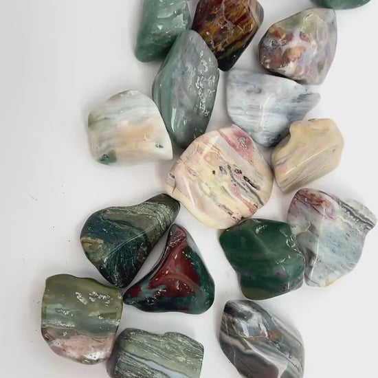 Ocean Wave Jasper - Marovato Tumbled Pocket Stones