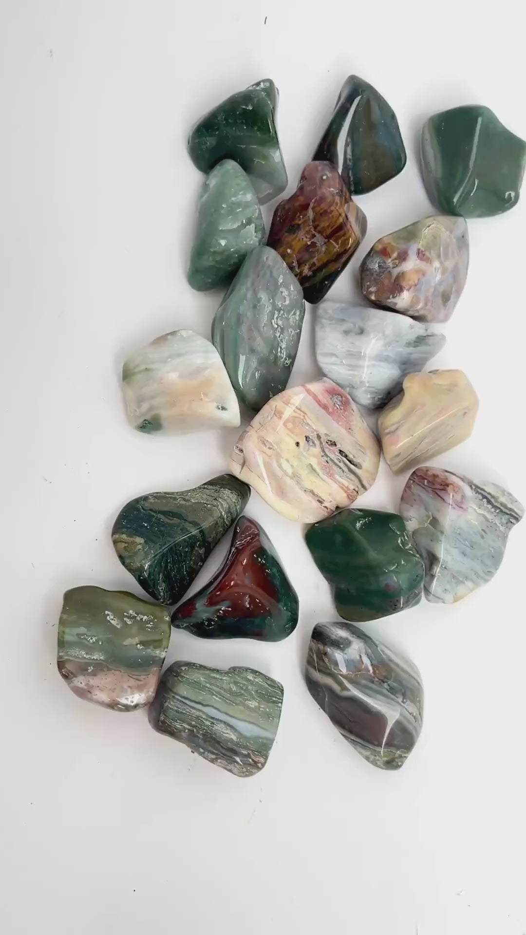 Ocean Wave Jasper - Marovato Tumbled Pocket Stones