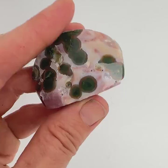 Ocean Jasper Mini Half Moon Free Form
