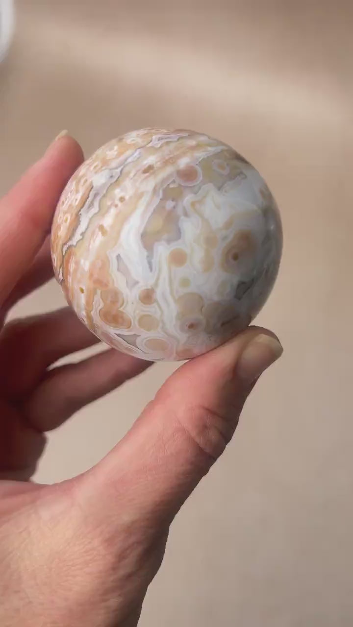 Ocean Jasper Sphere Old Stock Crystal Sphere | Vein 1-2